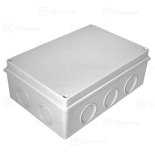 Коробка распределительная для ОУ безгалогенная 260х175х90 IP55 УХЛ4 без гермовводов упаковка 7шт